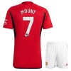 Officiële Voetbalshirt + Korte Broek Manchester United Mount 7 Thuis 2023-24 - Kids